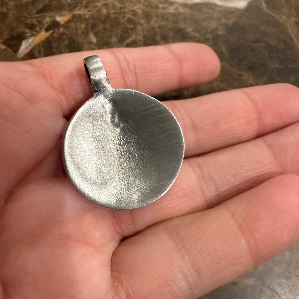 Pewter Horny Toad Necklace Pendant - Picture 3 of 10